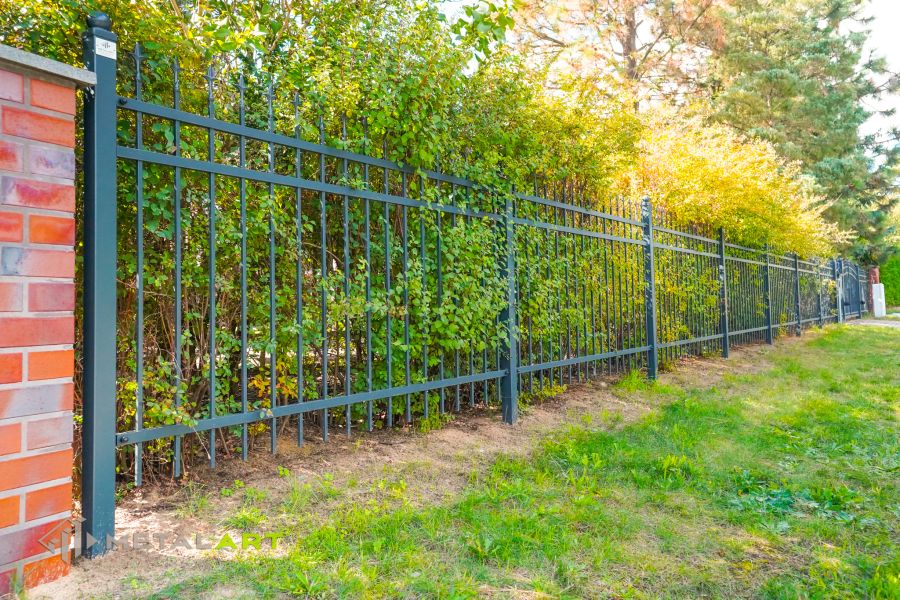 Zaunprojekt, Zaunmuster, Schmiedezaun, Bogenzaun