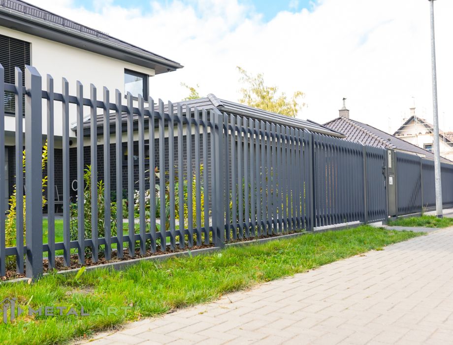 Designzaun, Zaunanlage, moderne Zäune, Zaun von Metal Art