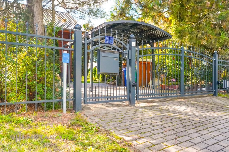 Zaunprojekt, Zaunmuster, Schmiedezaun, Bogenzaun