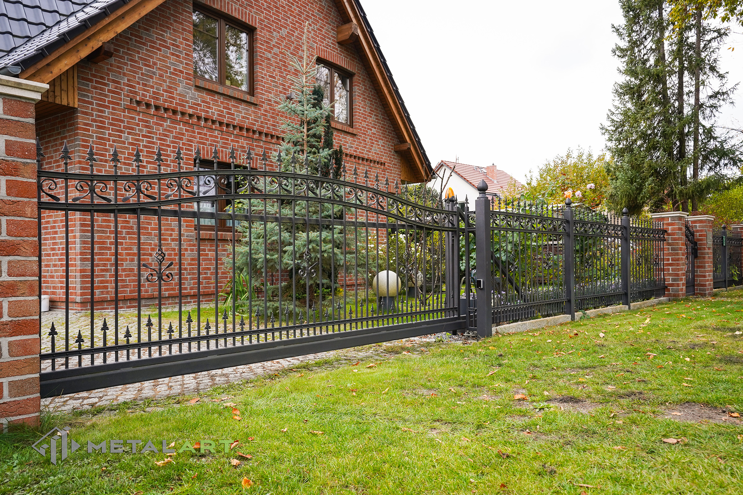 Ornament im Zaun, Schmuckzaun