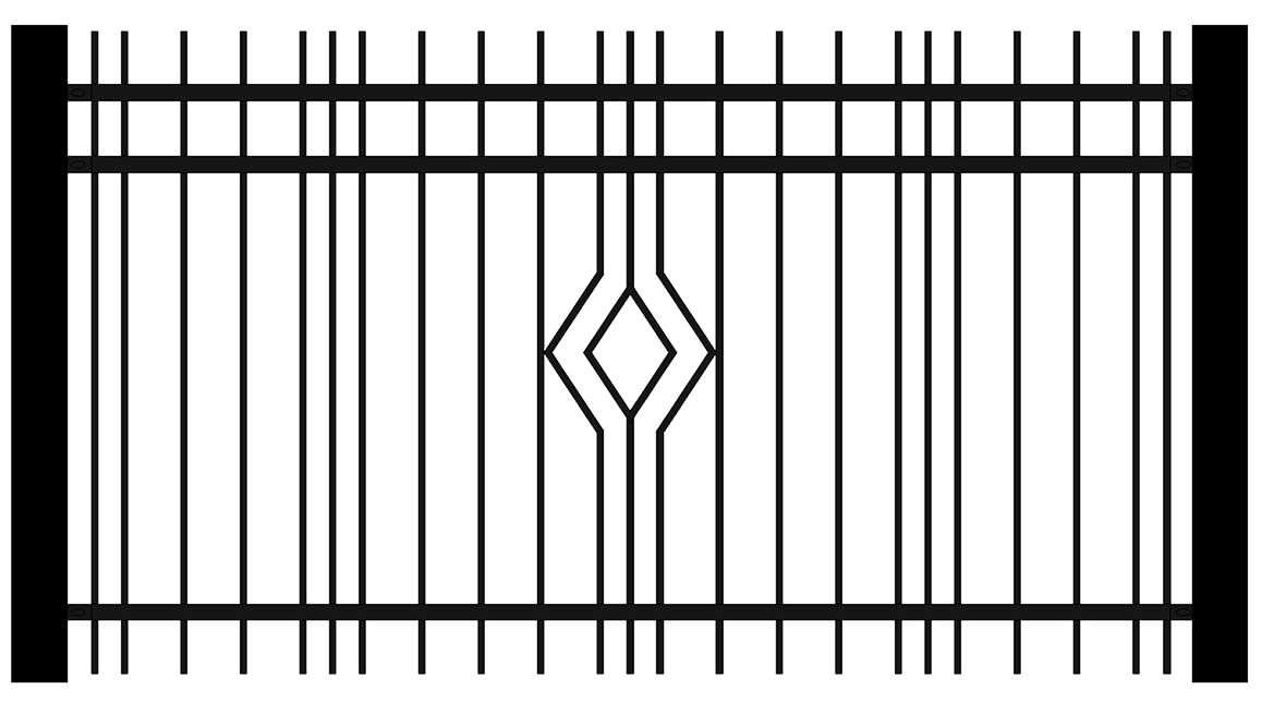 Zaunserie TAKT-VOLL Zäune SOLO Zaun Berlin MetalArt Zäune nach Mass Zaunanlage Zaunsystem moderne Zäune