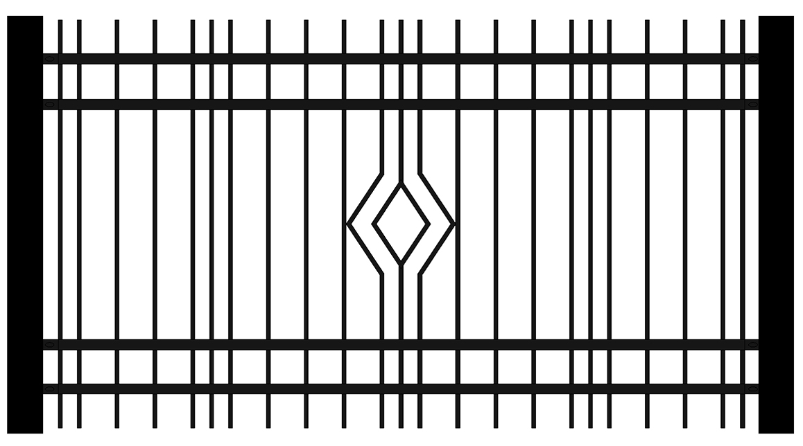 Zaunserie TAKT-VOLL Zäune SOLO Zaun Berlin MetalArt Zäune nach Mass Zaunanlage Zaunsystem moderne Zäune