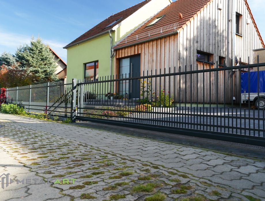 Designzaun, Zaunanlage, moderne Zäune, Zaun von Metal Art
