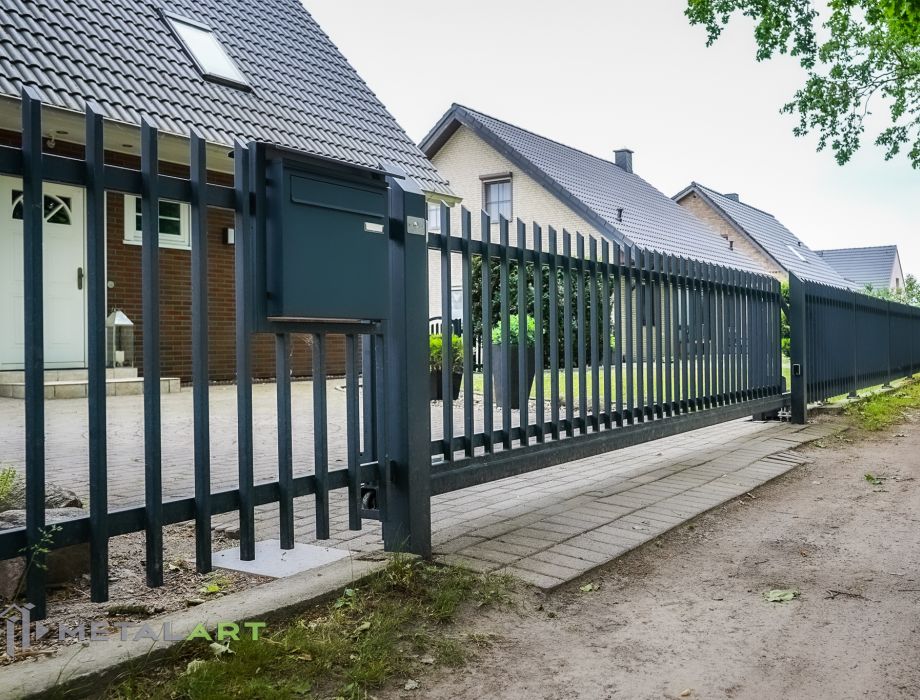 Designzaun, Zaunanlage, moderne Zäune, Zaun von Metal Art
