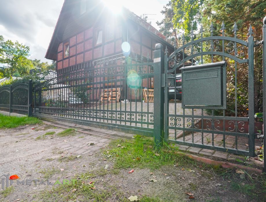 Designzaun, Zaunanlage, moderne Zäune, Zaun von Metal Art