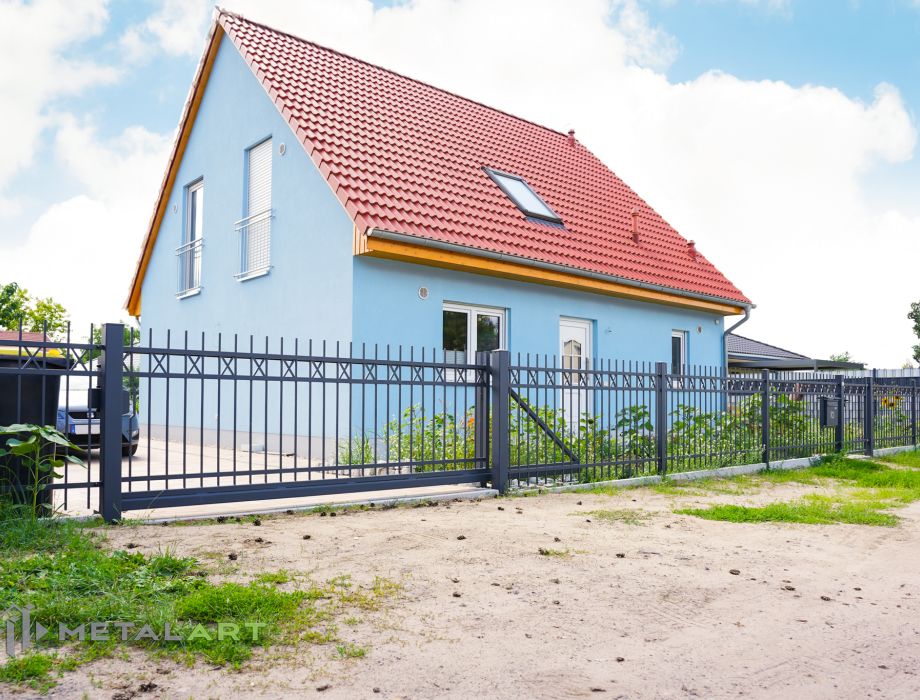Designzaun, Zaunanlage, moderne Zäune, Zaun von Metal Art