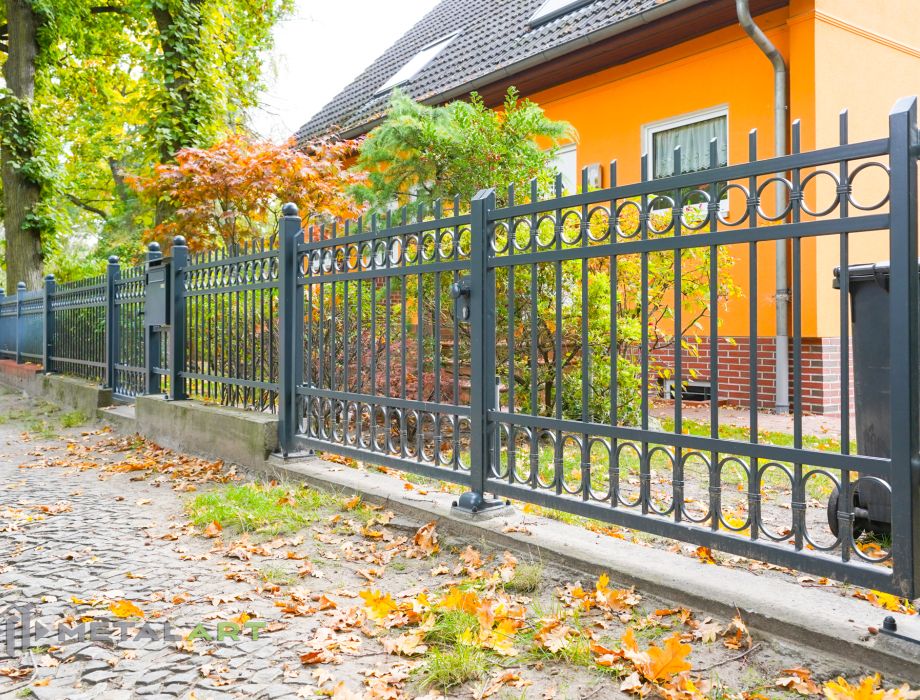 Designzaun, Zaunanlage, moderne Zäune, Zaun von Metal Art