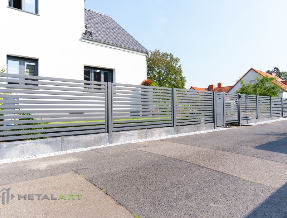 Sichtschutzzaun, Zaunanlage, moderne Zäune, Zaun von Metal Art