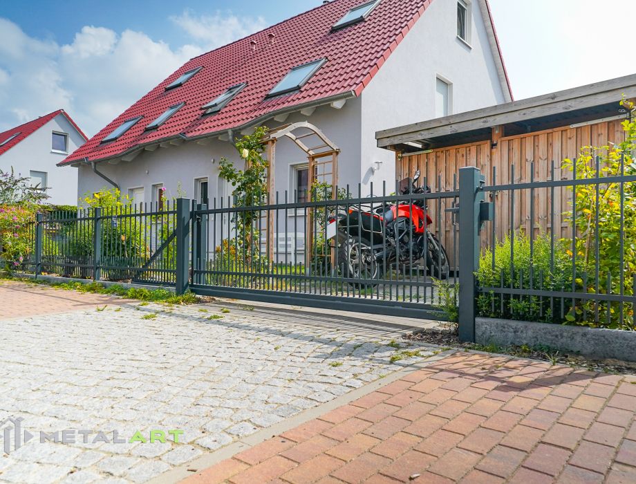 Designzaun, Zaunanlage, moderne Zäune, Zaun von Metal Art