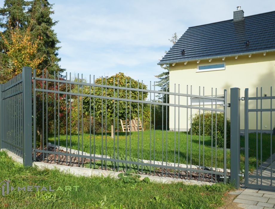 Designzaun, Zaunanlage, moderne Zäune, Zaun von Metal Art