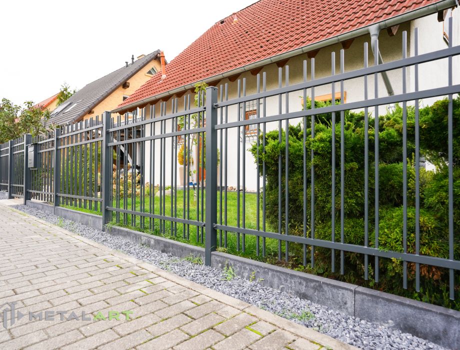 Designzaun, Zaunanlage, moderne Zäune, Zaun von Metal Art