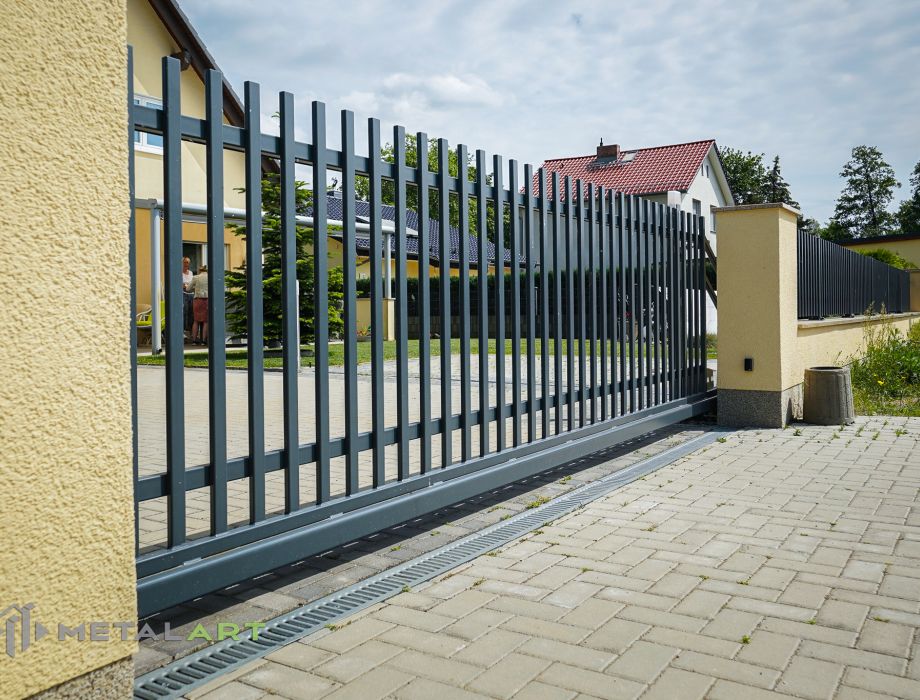 Designzaun, Zaunanlage, moderne Zäune, Zaun von Metal Art