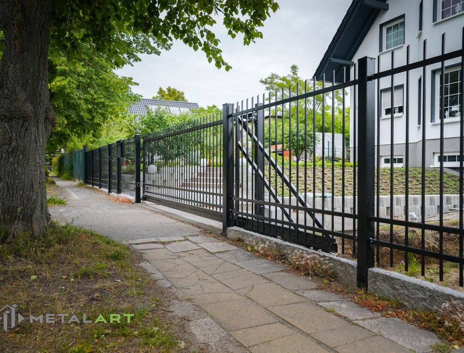 Designzaun, Zaunanlage, moderne Zäune, Zaun von Metal Art
