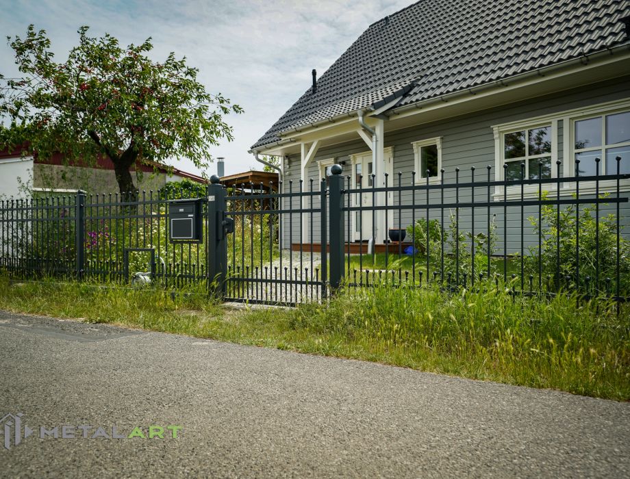 Designzaun, Zaunanlage, moderne Zäune, Zaun von Metal Art