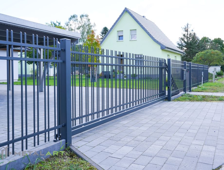 Designzaun, Zaunanlage, moderne Zäune, Zaun von Metal Art