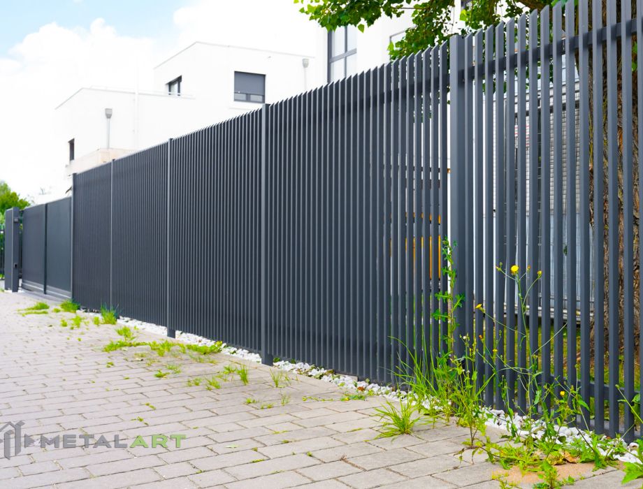 Designzaun, Zaunanlage, moderne Zäune, Zaun von Metal Art