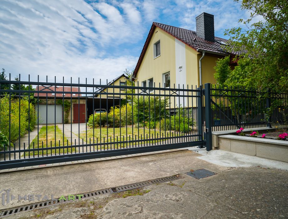 Designzaun, Zaunanlage, moderne Zäune, Zaun von Metal Art