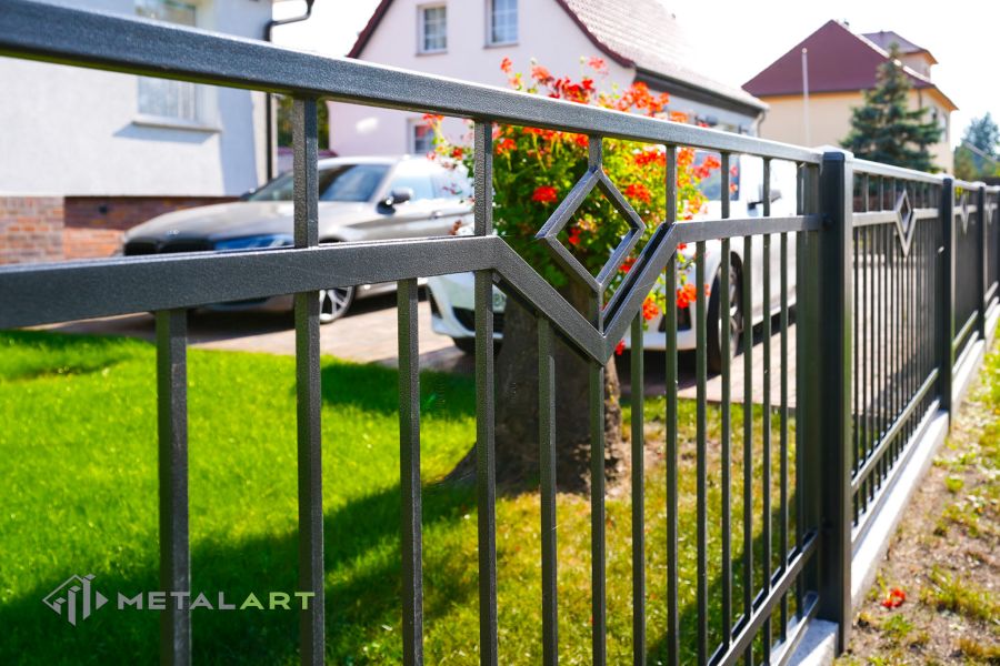 Rahmenzaun, Zaunprojekt, Gartenzaun von MetalArt