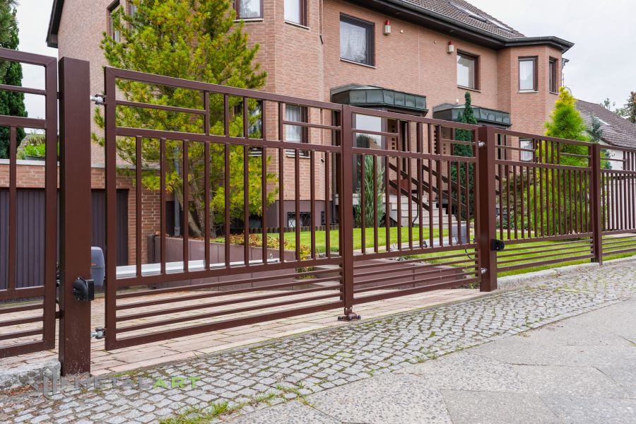 Rahmenzaun, Zaunprojekt, Zaunmuster, moderne Zäune