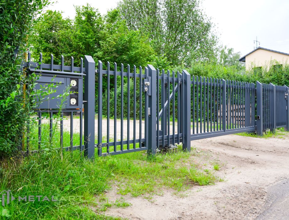 Designzaun, Zaunanlage, moderne Zäune, Zaun von Metal Art