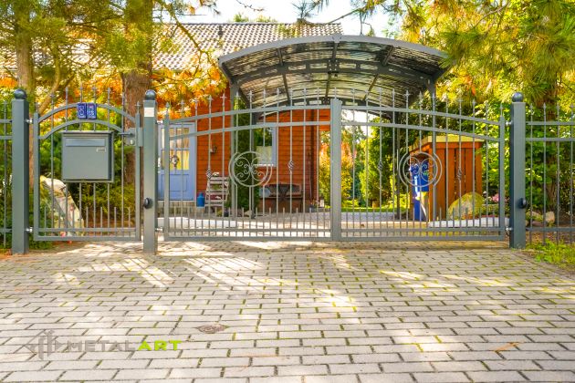 Schiebetor, Gartenzaun