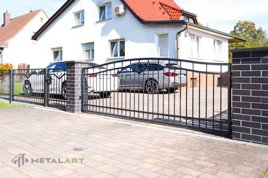 Rahmenzaun, Zaunprojekt, Gartenzaun von MetalArt