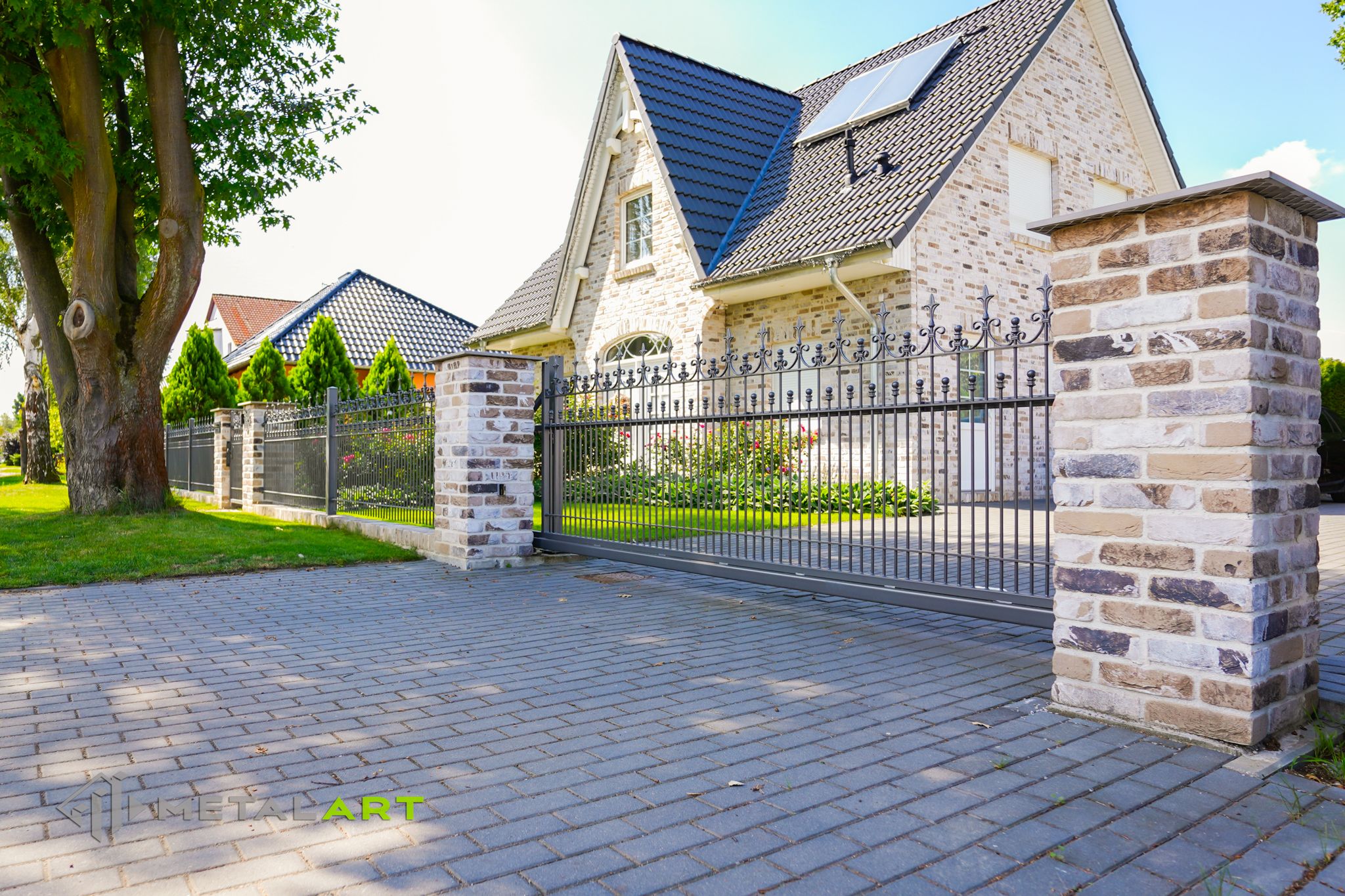 Fonie Zaun, Zaunmodell, Zaunanlage