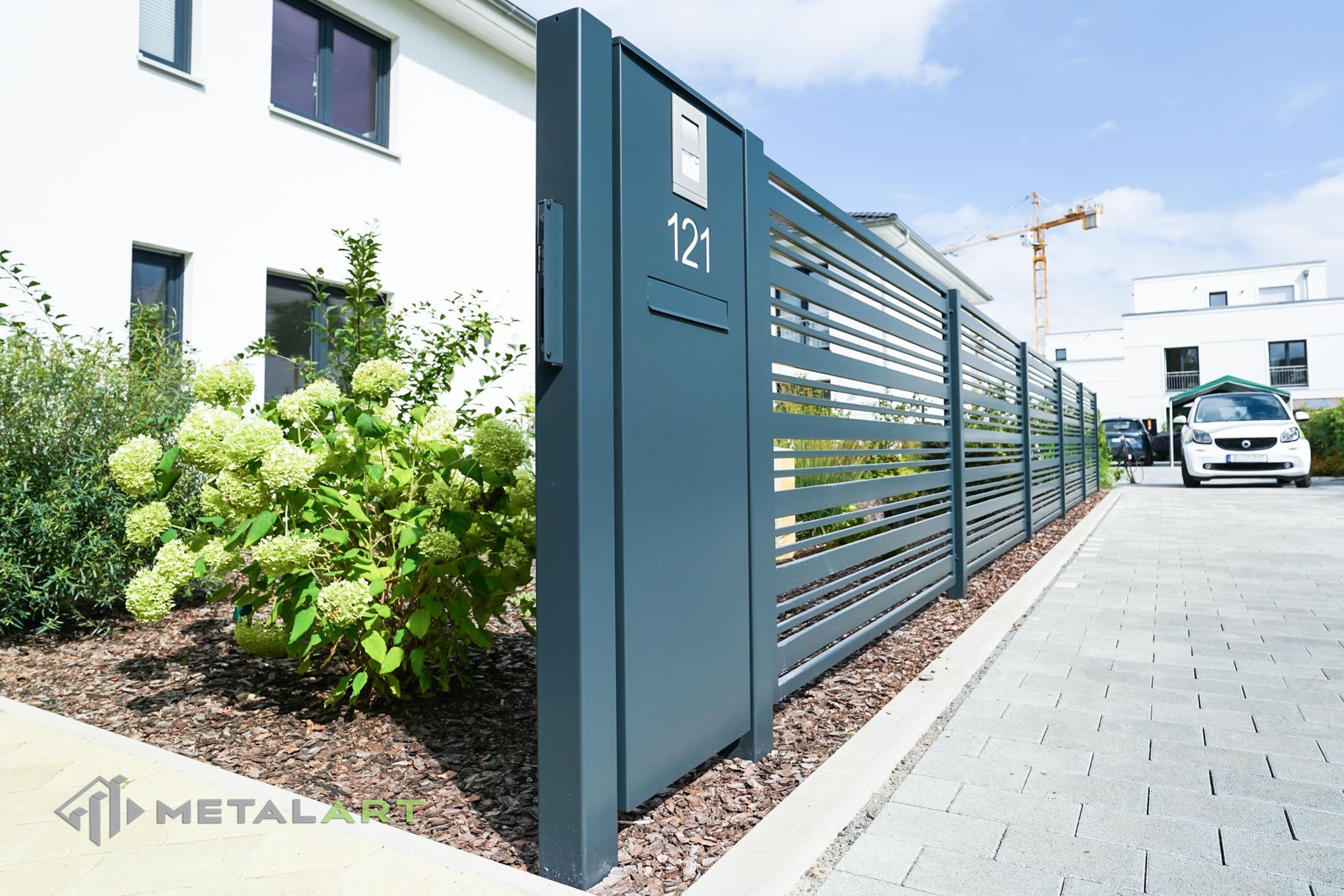 Briefkastenbox Zaun Tore MetalArt Zäune