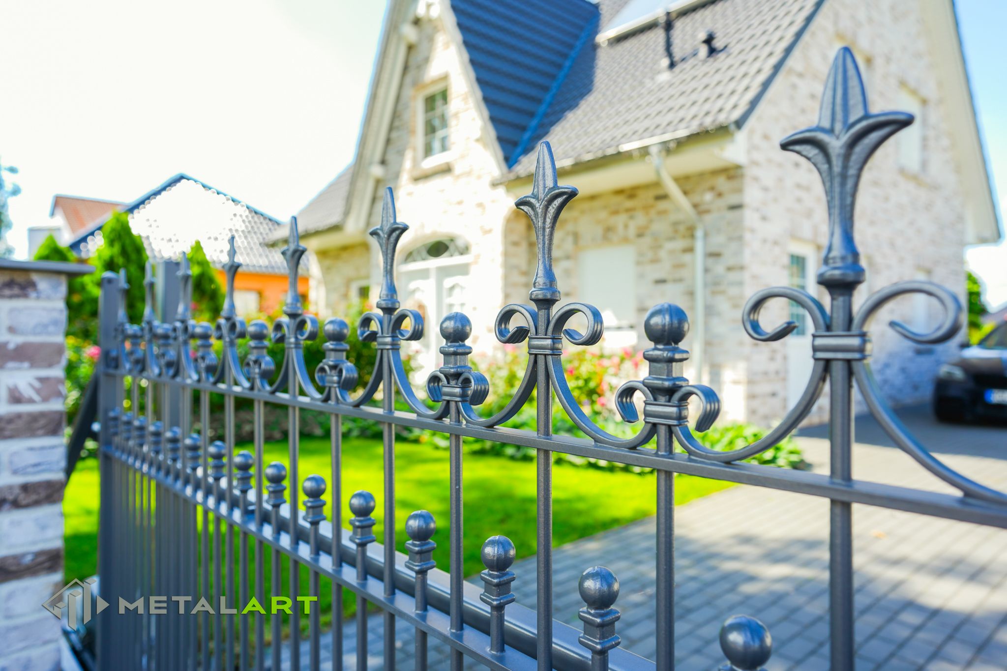 Fonie Zaun, Zaunmodell, Zaunanlage