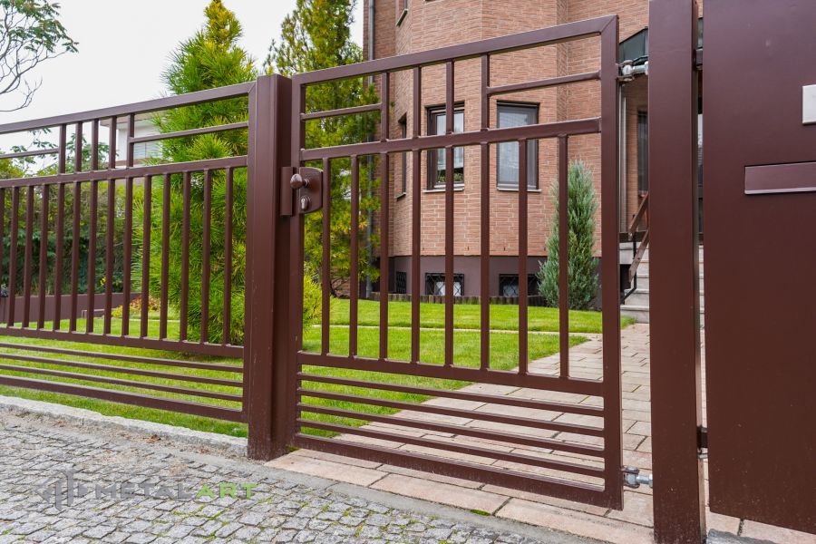 Rahmenzaun, Zaunprojekt, Zaunmuster, moderne Zäune