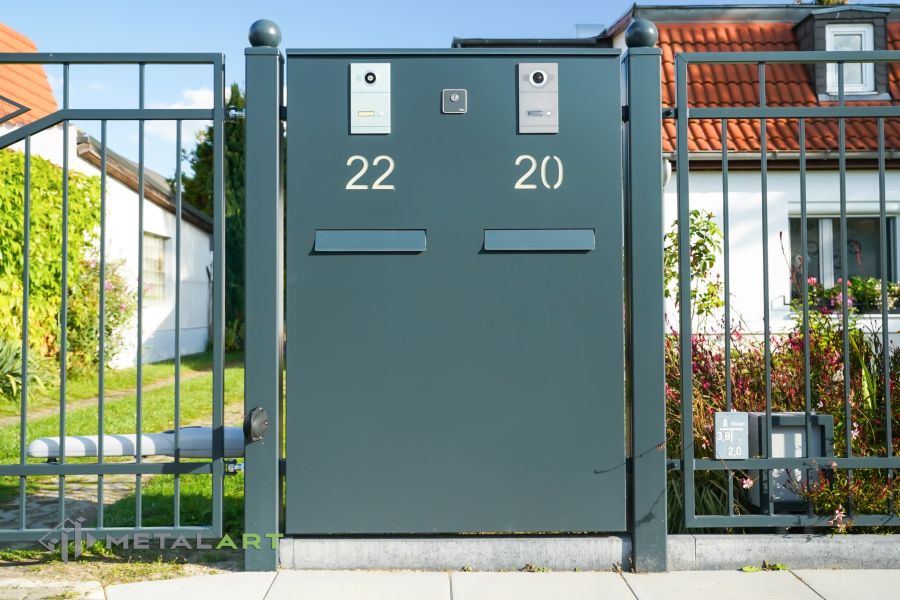 Rahmenzaun, Zaunprojekt, Gartenzaun von MetalArt