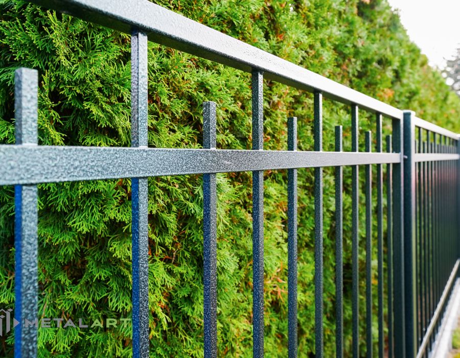 Rahmenzaun, Zaunprojekt, Zaunmuster, Schmiedezaun