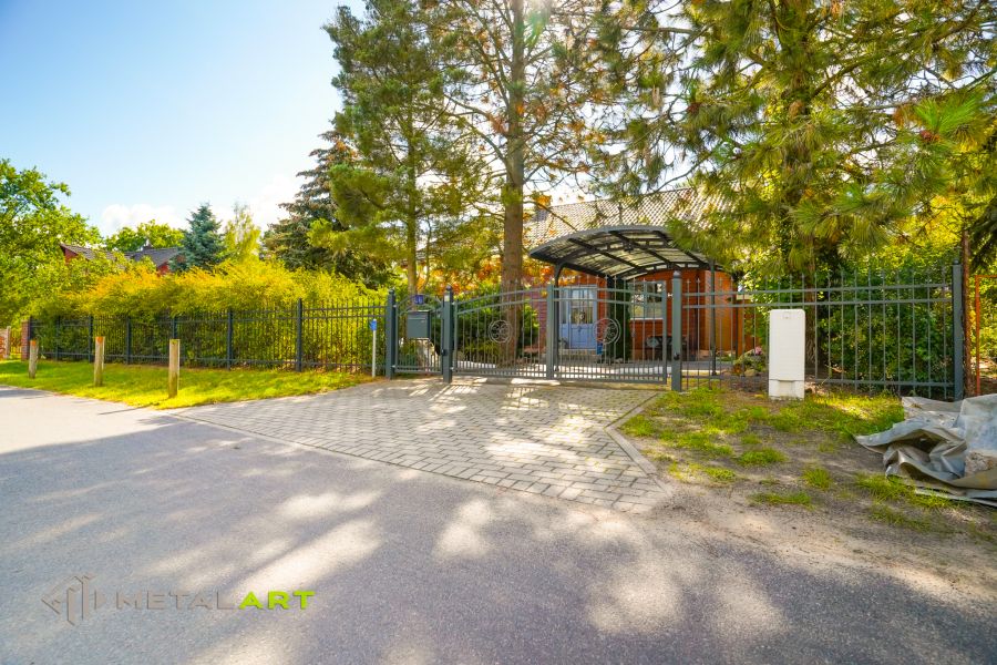 Zaunprojekt, Zaunmuster, Schmiedezaun, Bogenzaun