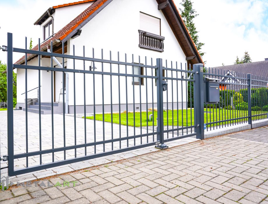 Designzaun, Zaunanlage, moderne Zäune, Zaun von Metal Art