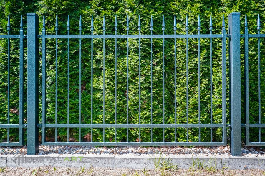 Zaunprojekt, Zaunmuster, Schmiedezaun, Bogenzaun