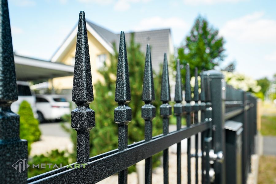 Zaunprojekt, Zaunmuster, Schmiedezaun, Bogenzaun