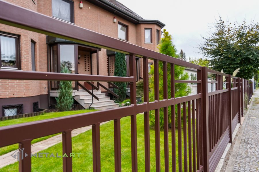 Rahmenzaun, Zaunprojekt, Zaunmuster, moderne Zäune