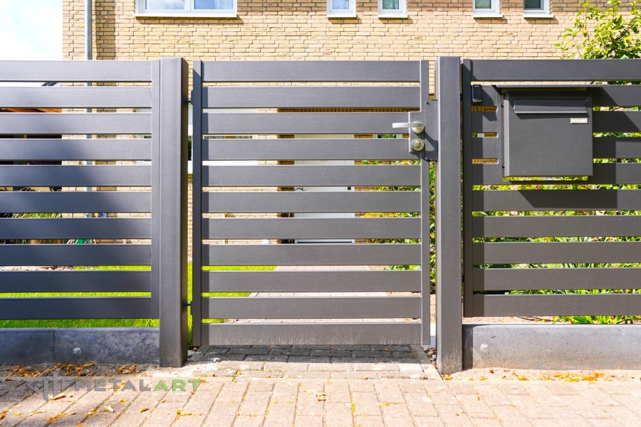 Schiebetor, moderne Zäune, Zaunanlage Projekt, moderne Zäune, Sichtschutzzäune