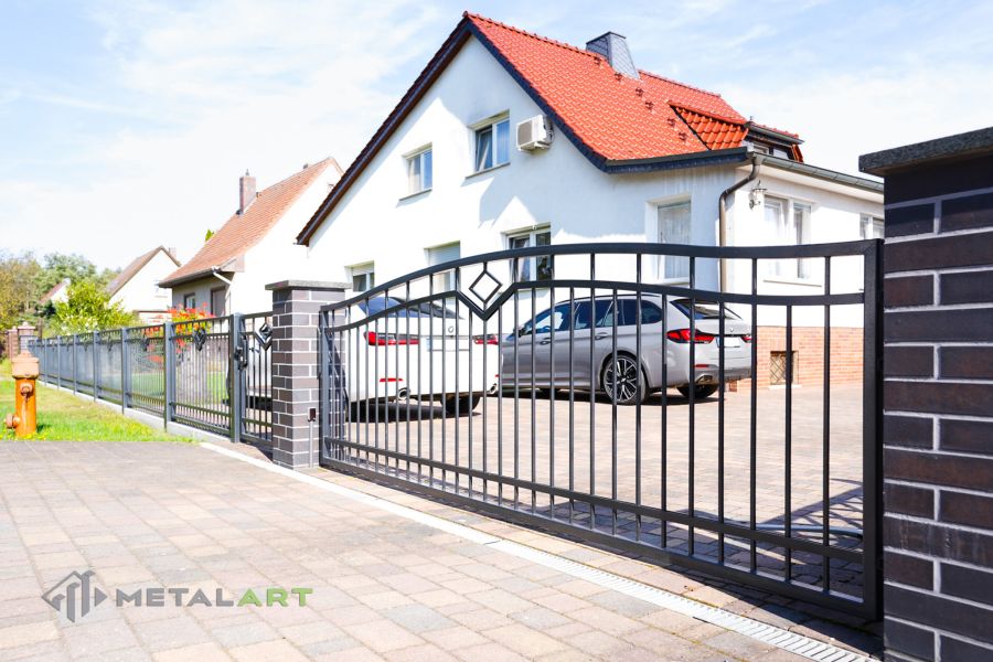 Rahmenzaun, Zaunprojekt, Gartenzaun von MetalArt