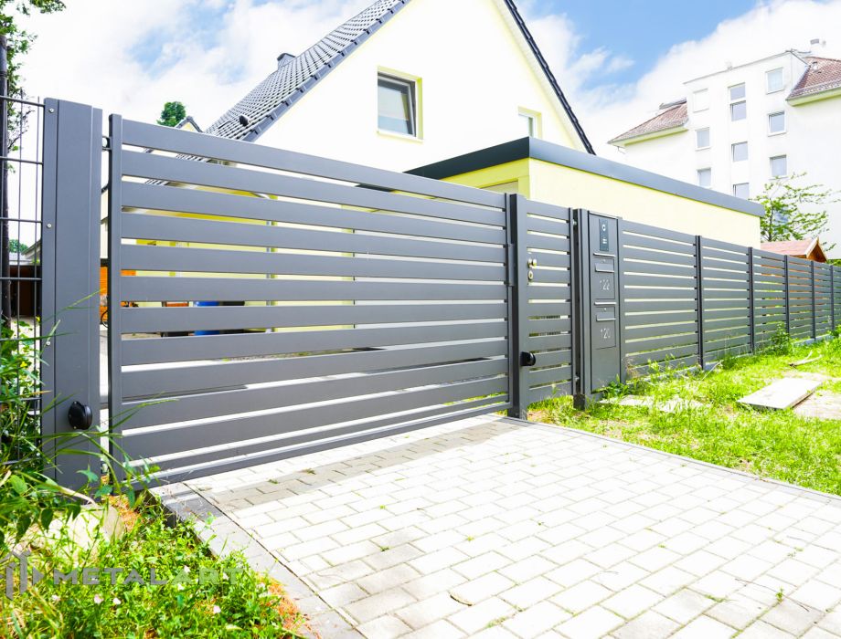Sichtschutzzaun, Zaunanlage, moderne Zäune, Zaun von Metal Art