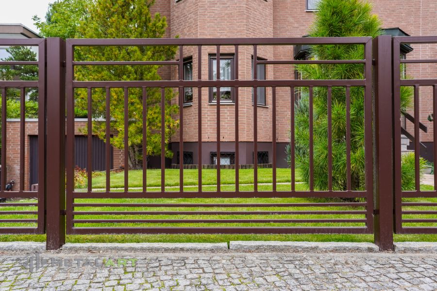 Rahmenzaun, Zaunprojekt, Zaunmuster, moderne Zäune