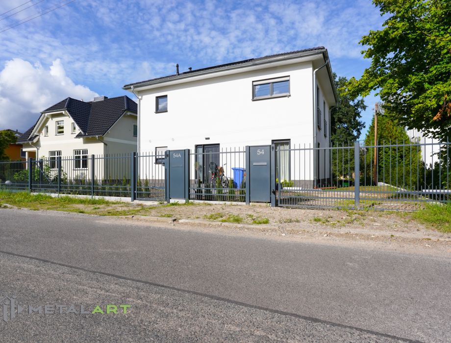 Designzaun, Zaunanlage, moderne Zäune, Zaun von Metal Art