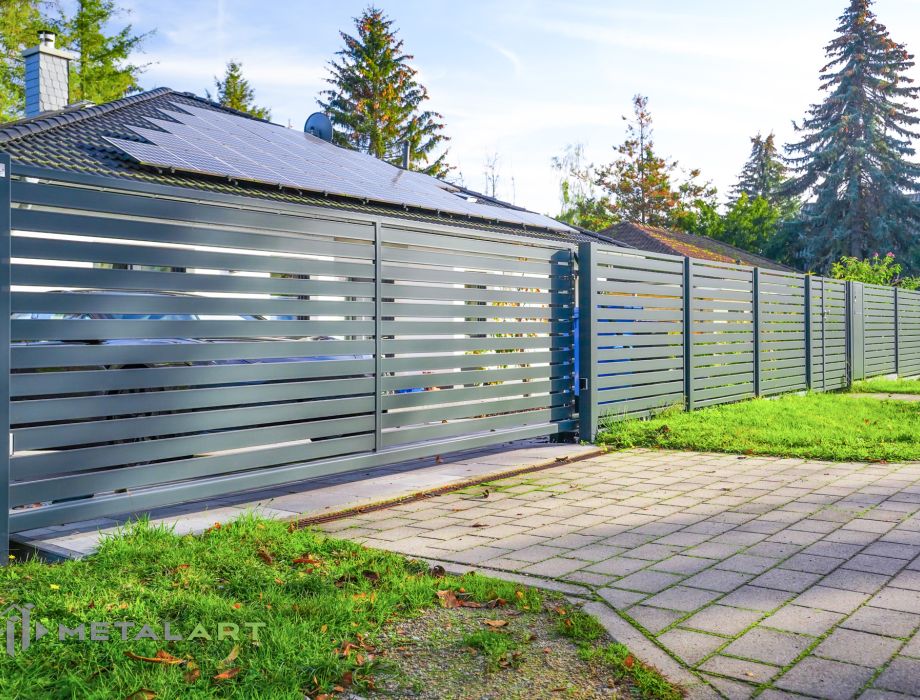 Sichtschutzzaun, Zaunanlage, moderne Zäune, Zaun von Metal Art