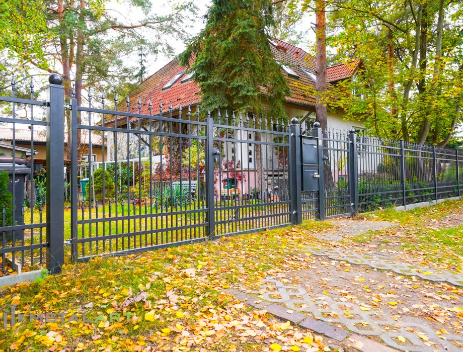 Designzaun, Zaunanlage, moderne Zäune, Zaun von Metal Art