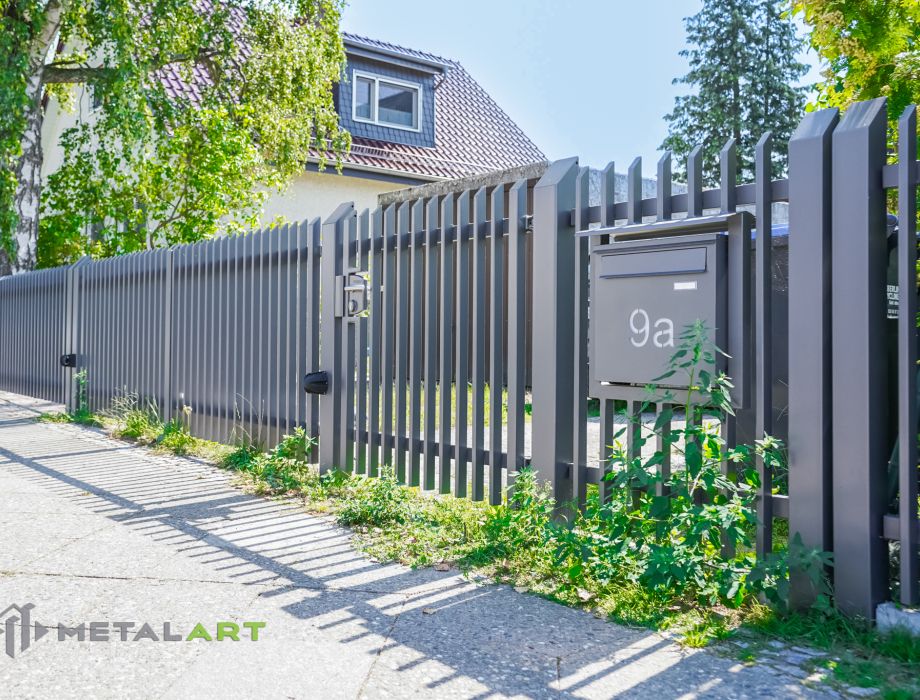 Designzaun, Zaunanlage, moderne Zäune, Zaun von Metal Art