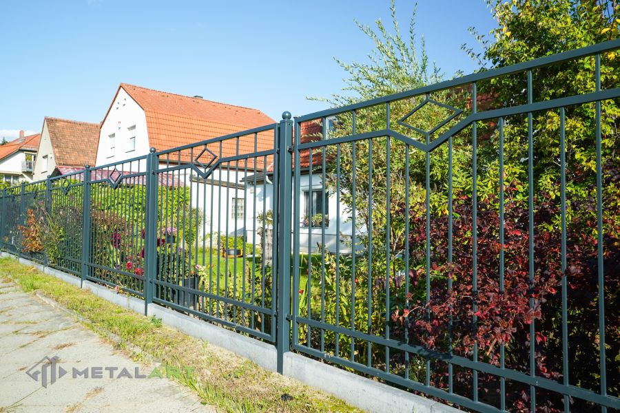 Rahmenzaun, Zaunprojekt, Gartenzaun von MetalArt