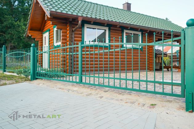 Doppelflügeltor, Gartenzaun