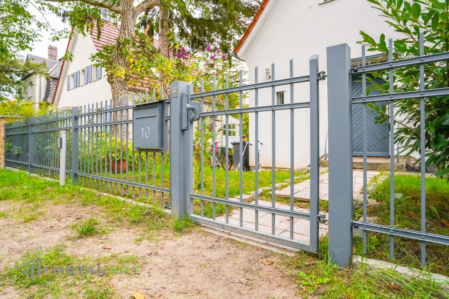 Zaunprojekt, Zaunmuster, Schmiedezaun, Bogenzaun