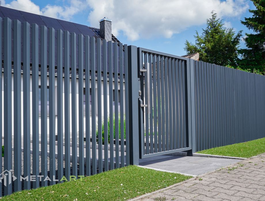 Designzaun, Zaunanlage, moderne Zäune, Zaun von Metal Art