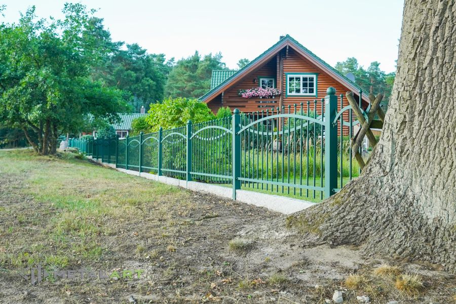 Zaunprojekt, Zaunmuster, Schmiedezaun, Bogenzaun